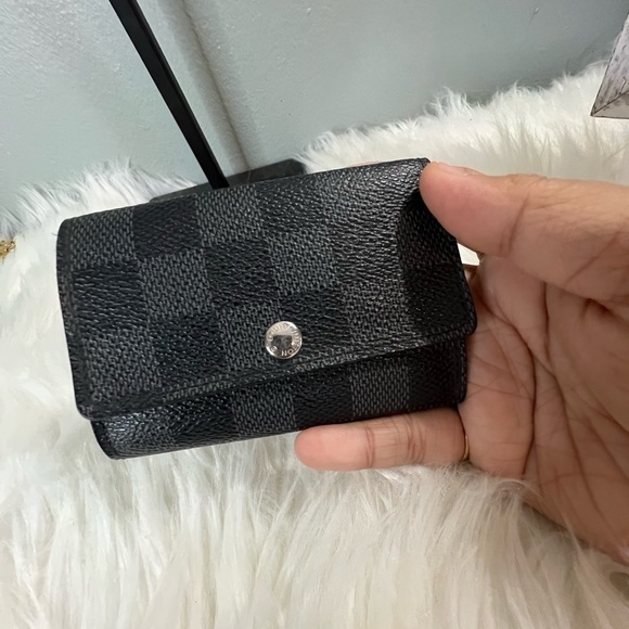 LOUIS vuitton 6 key holder damier graphite - Picture 10 of 16